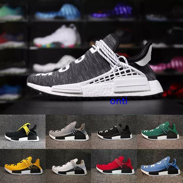 human race men women running shoes pharrell williams white blank human races mens womens trainers sports sneakers size 5-11, Black
human race men women running shoes pharrell williams white blank human races mens womens trainers sports sneakers size 5-11, Black