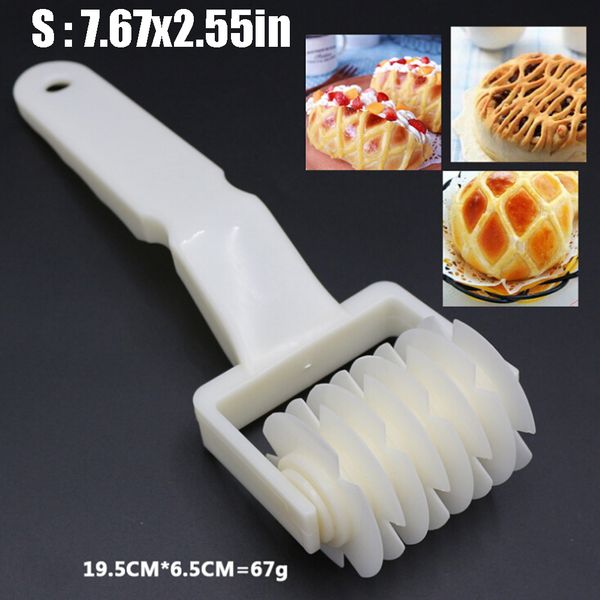 s/l dough roller knife pie pizza cookie cutter pastry plastic baking tools bakeware embossing dough roller lattice cutter craft
s/l dough roller knife pie pizza cookie cutter pastry plastic baking tools bakeware embossing dough roller lattice cutter craft