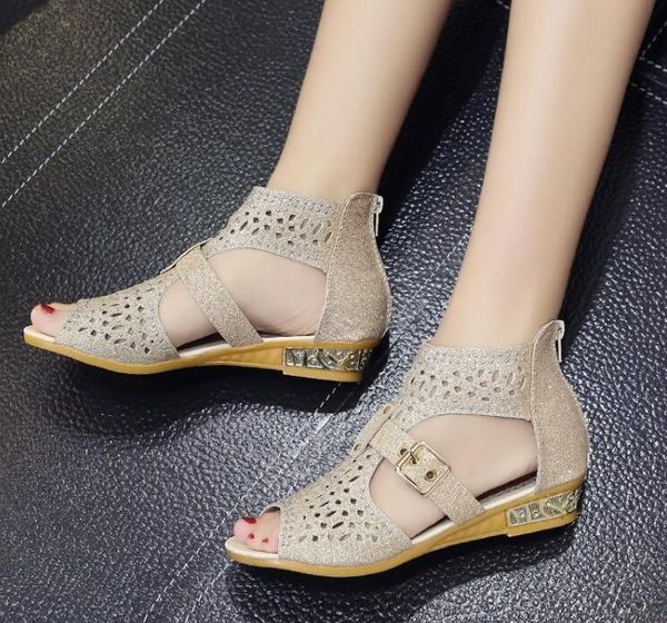 high heel sandal women sandal retro wedges gladiator shoes woman shoes hollow leather summer casual womens sandals, Black
high heel sandal women sandal retro wedges gladiator shoes woman shoes hollow leather summer casual womens sandals, Black