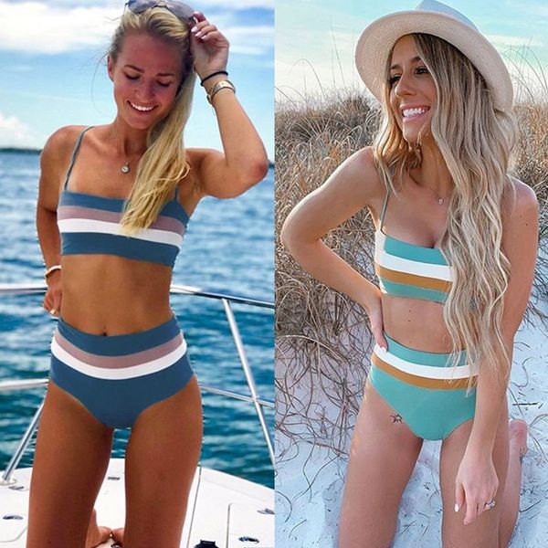 women's striped high waist split women's striped sling high waist bikini sling swimsuit bikini split swimsuit, White;black
women's striped high waist split women's striped sling high waist bikini sling swimsuit bikini split swimsuit, White;black