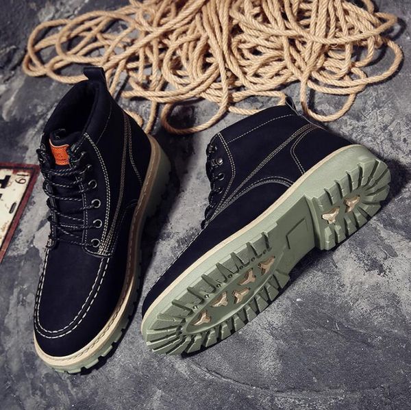 2020 winter fashion casual men shoes antiskid rubber bottom tooling shoes suede keep warm cotton addition black ankle martin boots d007
2020 winter fashion casual men shoes antiskid rubber bottom tooling shoes suede keep warm cotton addition black ankle martin boots d007