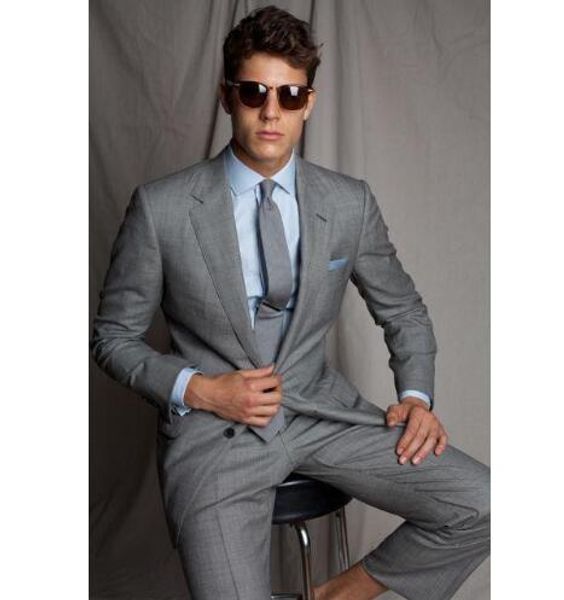 classic grey groom two buttons men suit 2pieces(jacket+pants) notch lapel terno masculino bespoke slim fit blazer, White;black
classic grey groom two buttons men suit 2pieces(jacket+pants) notch lapel terno masculino bespoke slim fit blazer, White;black