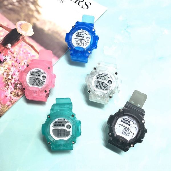 2020 sports outdoor electronic watch creative night light youth men's and women's electron electron watch, Blue
2020 sports outdoor electronic watch creative night light youth men's and women's electron electron watch, Blue