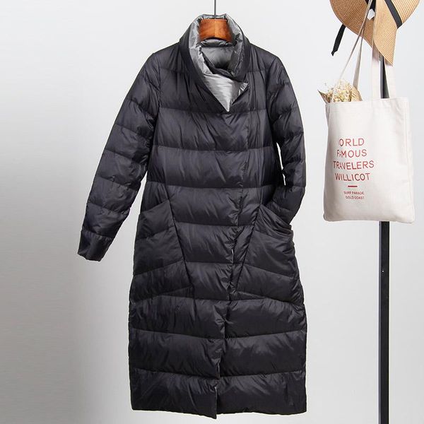 2019 белая утка вниз сверхлегкий куртка зимы женщин двухсторонний slim down coat однобортный parkas, Black
2019 белая утка вниз сверхлегкий куртка зимы женщин двухсторонний slim down coat однобортный parkas, Black