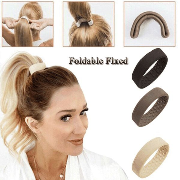woman silicone foldable stationarity hair ties girls rubber band elastic hairband fashion hair accessories style tools, Slivery;white
woman silicone foldable stationarity hair ties girls rubber band elastic hairband fashion hair accessories style tools, Slivery;white