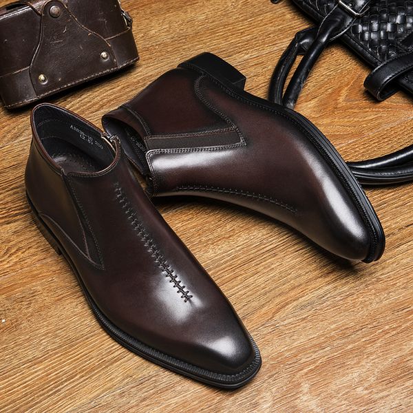 trend men boots bota masculina chic style leather shoes work large size cowhide black brown work shoes
trend men boots bota masculina chic style leather shoes work large size cowhide black brown work shoes