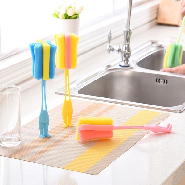 Bottle Sponge Brush Kitchen Handle Sponge Brush Baby Milk Bottle Cup Glass Washing Cleaning Tools
Bottle Sponge Brush Kitchen Handle Sponge Brush Baby Milk Bottle Cup Glass Washing Cleaning Tools