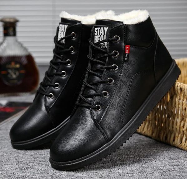 autumn and winter new casual men's cotton boots plus velvet warm mid-shoes men's boots short shoes, Black
autumn and winter new casual men's cotton boots plus velvet warm mid-shoes men's boots short shoes, Black