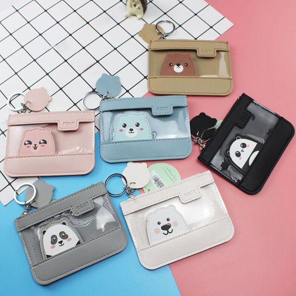 new student cartoon bear coin purse fashion creative splicing gelatin bus card set casual portable animal storage bag with chain, White
new student cartoon bear coin purse fashion creative splicing gelatin bus card set casual portable animal storage bag with chain, White