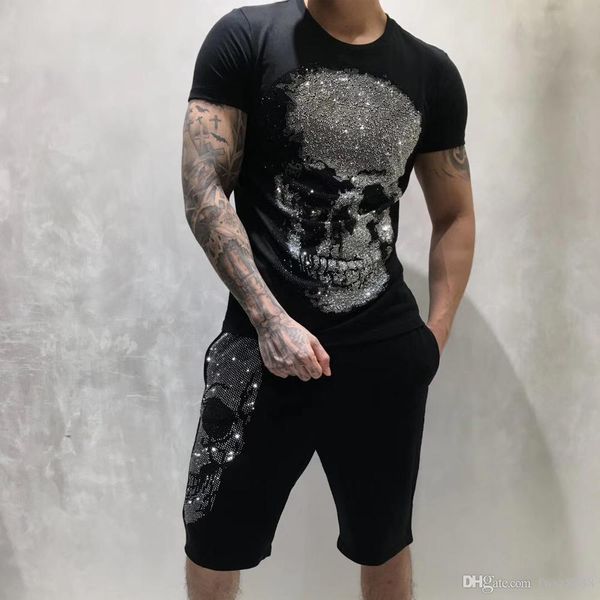 new pp mens designer t shirt luxury paris fashion tshirts summer punk rhinestone skull t-shirt male 100% cotton hip hop tee, White;black
new pp mens designer t shirt luxury paris fashion tshirts summer punk rhinestone skull t-shirt male 100% cotton hip hop tee, White;black