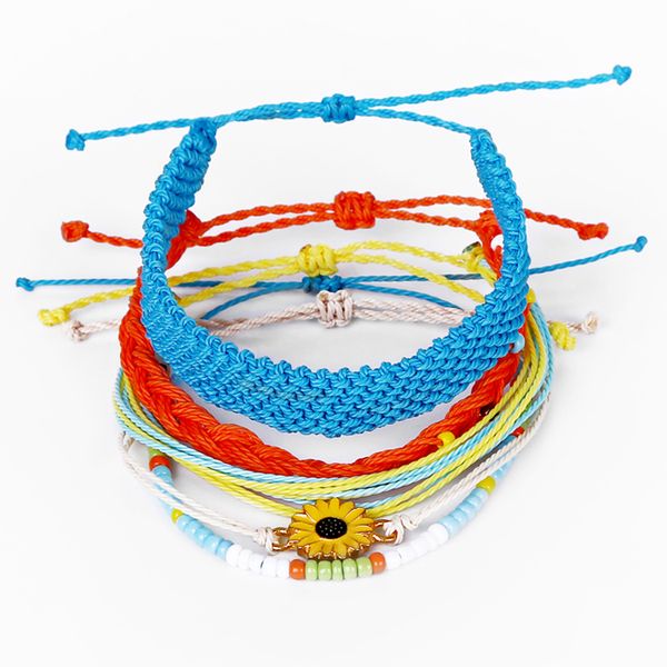 5 шт. комплект европейский и американский стиль ins водонепроницаемый восковой тканые подсолнечника дейзи браслет из бисера набор
5 шт. комплект европейский и американский стиль ins водонепроницаемый восковой тканые подсолнечника дейзи браслет из бисера набор