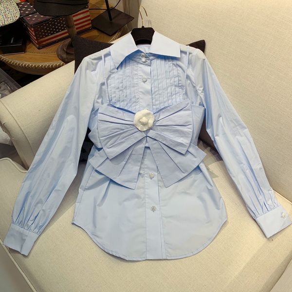 casual women fall blue spring vintage long sleeve fashion women's blouse blouse shirt aebfb
casual women fall blue spring vintage long sleeve fashion women's blouse blouse shirt aebfb