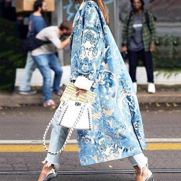 women overcoat long wool jacket women wool coat autumn winter blend jacket floral print chinese style fashion long jacekt coats, Black
women overcoat long wool jacket women wool coat autumn winter blend jacket floral print chinese style fashion long jacekt coats, Black