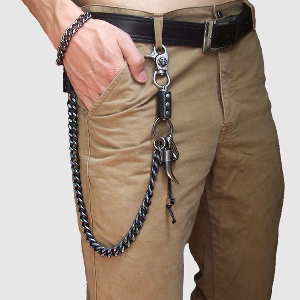 belts solid fashion punk hip-hop trendy male metal pants chain men or women jeans clothing accessories pant chains, Black;brown
belts solid fashion punk hip-hop trendy male metal pants chain men or women jeans clothing accessories pant chains, Black;brown