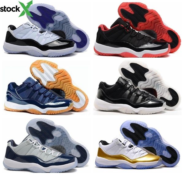 men 11 george town basketball shoes concord 11s low metallic gold midnight navy blue white red bred sport sneaker us 7-12
men 11 george town basketball shoes concord 11s low metallic gold midnight navy blue white red bred sport sneaker us 7-12