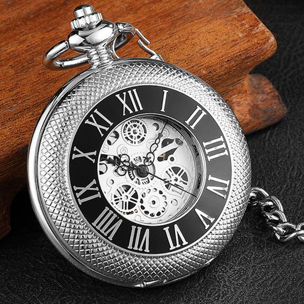 pocketwatch silver carved big roman numerals antique hand wind mechanical pocket watch skeleton steampunk unique gear men women, Slivery;golden
pocketwatch silver carved big roman numerals antique hand wind mechanical pocket watch skeleton steampunk unique gear men women, Slivery;golden