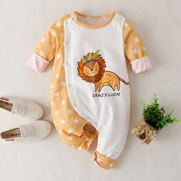 patpat baby lion stars print jumpsuit front snap cotton spring autumn winter round neck long sleeves baby winter clothes, Blue
patpat baby lion stars print jumpsuit front snap cotton spring autumn winter round neck long sleeves baby winter clothes, Blue