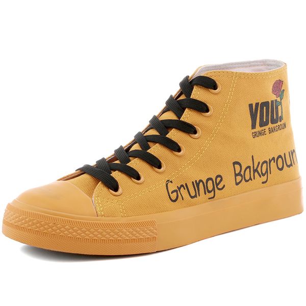 fashionable men's classic shoes, cloth shoes, spring new high-canvas men's korean version of the trend, wild printed, Black
fashionable men's classic shoes, cloth shoes, spring new high-canvas men's korean version of the trend, wild printed, Black