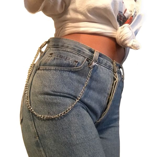 punk street big ring key chain metal wallet belt chain men long trousers hipster key chains pant keychain hiphop jewelry, Silver
punk street big ring key chain metal wallet belt chain men long trousers hipster key chains pant keychain hiphop jewelry, Silver