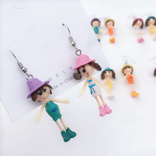trendy long earrings for women creative hand-made cartoon doll earrings big cute drop statement fashion jewelry 2020, Silver
trendy long earrings for women creative hand-made cartoon doll earrings big cute drop statement fashion jewelry 2020, Silver