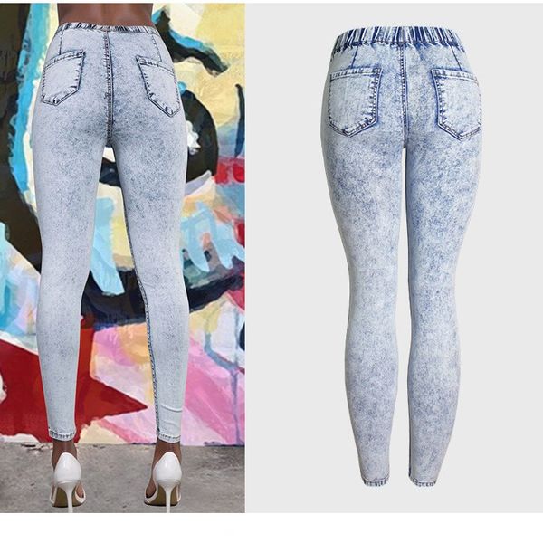 snowflake skinny stretching jeans women with elastic waist pencil jeans fake zippers stretch narrow pencil thin slim pants, Blue
snowflake skinny stretching jeans women with elastic waist pencil jeans fake zippers stretch narrow pencil thin slim pants, Blue