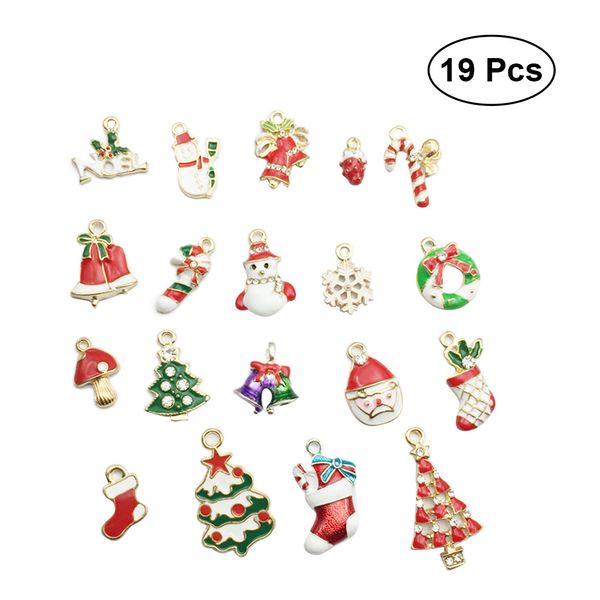 19pcs christmas pendant cute decorative festival diy ornaments pendant for xmas gifts necklace jewelry charms
19pcs christmas pendant cute decorative festival diy ornaments pendant for xmas gifts necklace jewelry charms