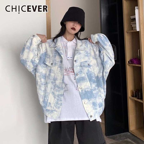 women's jackets korean denim jacket women lapel collar long sleeve print hit color loose casual coats for female 2021 summer fashion, Black;brown
women's jackets korean denim jacket women lapel collar long sleeve print hit color loose casual coats for female 2021 summer fashion, Black;brown