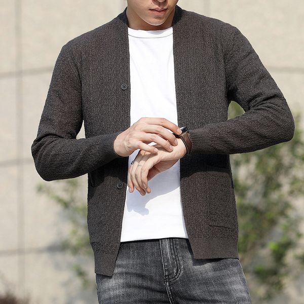 mens designer knitted cardigan fashion rabbit velvet knitted coat men, Black;brown
mens designer knitted cardigan fashion rabbit velvet knitted coat men, Black;brown