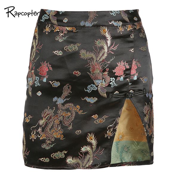 rapcopter chinese style womens skirts empire print mini skirt broadside zipper female skirts fashion design women skirt, Black
rapcopter chinese style womens skirts empire print mini skirt broadside zipper female skirts fashion design women skirt, Black