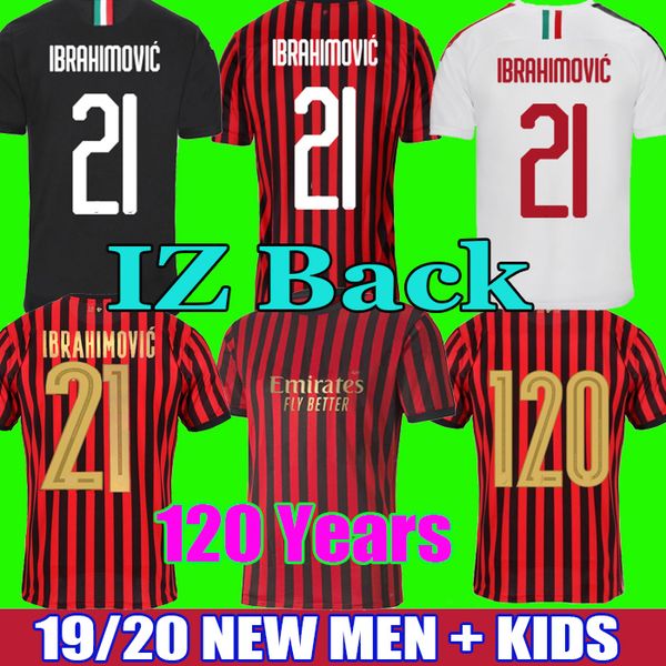 19 20 ac milan soccer jersey 21 ibrahimovic 120 years romagnoli k.piatek suso r.leao paqueta football shirt maglia calcio camiseta men kids, Black;yellow
19 20 ac milan soccer jersey 21 ibrahimovic 120 years romagnoli k.piatek suso r.leao paqueta football shirt maglia calcio camiseta men kids, Black;yellow