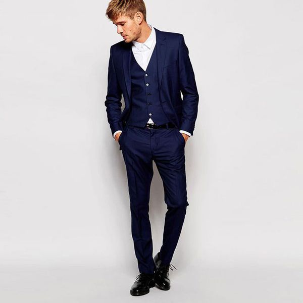 navy blue men suits slim fit notched lapel wedding suits for men with jacket vest and pants groom tuxedos three pieces blazers, Black;gray
navy blue men suits slim fit notched lapel wedding suits for men with jacket vest and pants groom tuxedos three pieces blazers, Black;gray