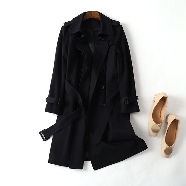 fall/winter 2019 new brand women's wear medium and long lapel single-breasted coat temperament with trench coat woman, Tan;black
fall/winter 2019 new brand women's wear medium and long lapel single-breasted coat temperament with trench coat woman, Tan;black