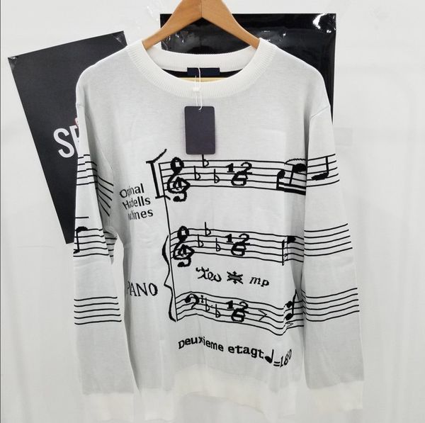luxury winter new brand sweater mens women woollen pullover woolly hoodies music staff stitches knit sweatshirt casual street high b101692q, White;black
luxury winter new brand sweater mens women woollen pullover woolly hoodies music staff stitches knit sweatshirt casual street high b101692q, White;black