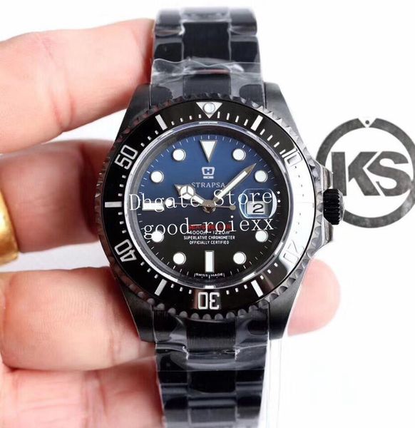 43mm ks factory mens automatic eta 2824 watch men black pvd dlc coating 126600 sea dweller dive sport watches swiss perpetual wristwatches, Slivery;brown
43mm ks factory mens automatic eta 2824 watch men black pvd dlc coating 126600 sea dweller dive sport watches swiss perpetual wristwatches, Slivery;brown
