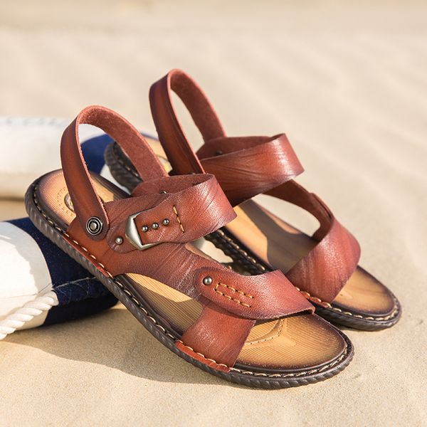 men anti-slip sandalias men summer sandals thick bottomed beach sandals, Black
men anti-slip sandalias men summer sandals thick bottomed beach sandals, Black