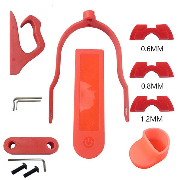 6psc hook damping gasket silicone sleeve for m365 m187 pro scooter set - black 
6psc hook damping gasket silicone sleeve for m365 m187 pro scooter set - black