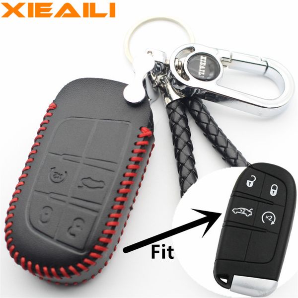 xieaili genuine leather remote control 4button smart key case cover for grand cherokee/compass/longitude/patriot (b) s382
xieaili genuine leather remote control 4button smart key case cover for grand cherokee/compass/longitude/patriot (b) s382
