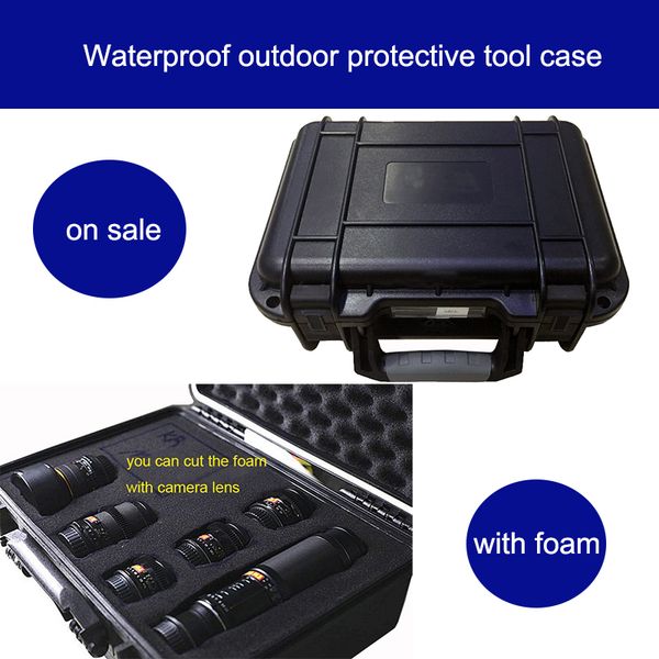 tool case waterproof toolbox hard case safety instrument meter 25x21x6cm security equipment camera box with pre-cut foam
tool case waterproof toolbox hard case safety instrument meter 25x21x6cm security equipment camera box with pre-cut foam