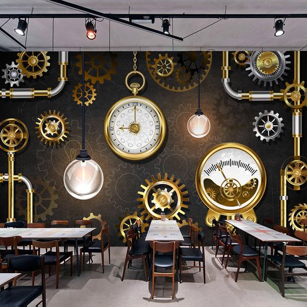 p wallpaper 3d stereo industrial style golden gear clock blackboard background wall murals restaurant ktv bar creative decor
p wallpaper 3d stereo industrial style golden gear clock blackboard background wall murals restaurant ktv bar creative decor