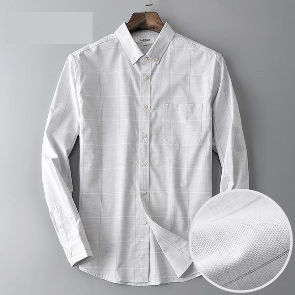 new arrival spring autumn 100%pure cotton plaid texture long sleeve men white youth trend casual shirts plus size -4xl 5xl 6xl, White;black
new arrival spring autumn 100%pure cotton plaid texture long sleeve men white youth trend casual shirts plus size -4xl 5xl 6xl, White;black
