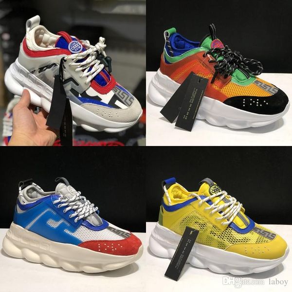 chain reaction multi-color rubber suede casual shoes white mesh rubber platform designer mens womens shoes fashion trainers zapatos schuhe, Black
chain reaction multi-color rubber suede casual shoes white mesh rubber platform designer mens womens shoes fashion trainers zapatos schuhe, Black