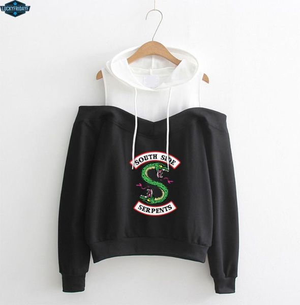 новой мода dew плечо толстовка толстовка 2019 south side змея толстовка женщина southside одежда xs-2xl, Black
новой мода dew плечо толстовка толстовка 2019 south side змея толстовка женщина southside одежда xs-2xl, Black