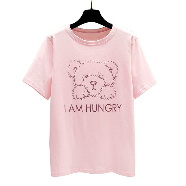 teddy bear summer lady tshirt cotton new harajuku fashion comfortable women's t-shirt, White
teddy bear summer lady tshirt cotton new harajuku fashion comfortable women's t-shirt, White