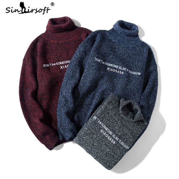 2019 new men's autumn casual long-sleeved pullovers sweater slim fit male letter printing turtleneck soild clothing fashion, White;black
2019 new men's autumn casual long-sleeved pullovers sweater slim fit male letter printing turtleneck soild clothing fashion, White;black