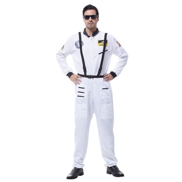 men white astronaut costumes cosmonaut spaceman costume space suit halloween purim party carnival masquerade cosplay, Black;red
men white astronaut costumes cosmonaut spaceman costume space suit halloween purim party carnival masquerade cosplay, Black;red