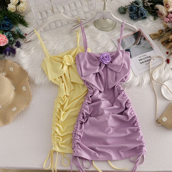 fast shipping large stock women's solid color straps korean chic dress sleeveless summer backless fold cake dress, Black;gray
fast shipping large stock women's solid color straps korean chic dress sleeveless summer backless fold cake dress, Black;gray