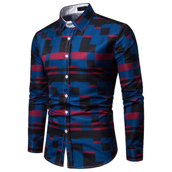feitong spring shirt of men long sleeve shirts plaid plus size casual mens clothing 2019 hawaiian shirt for men british style, White;black
feitong spring shirt of men long sleeve shirts plaid plus size casual mens clothing 2019 hawaiian shirt for men british style, White;black