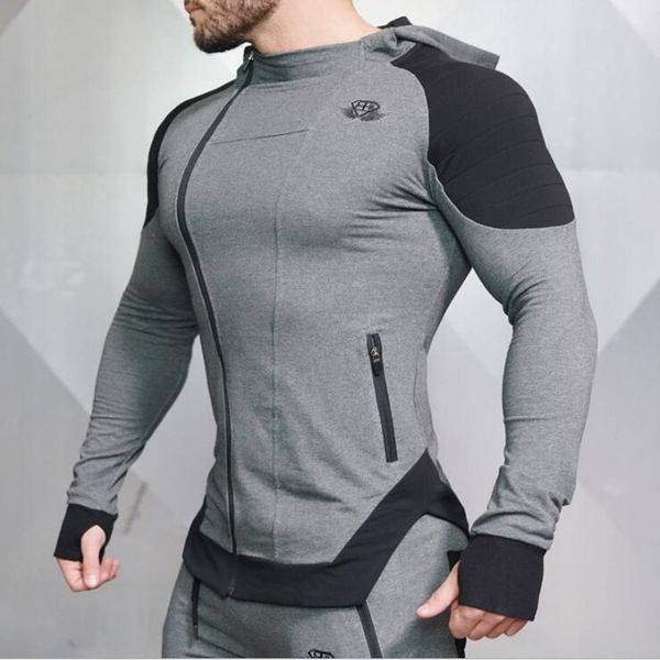 new mens autumn winter sports coat fitness hoodies gym sportswear jacket musclebuild sweater, White;black
new mens autumn winter sports coat fitness hoodies gym sportswear jacket musclebuild sweater, White;black