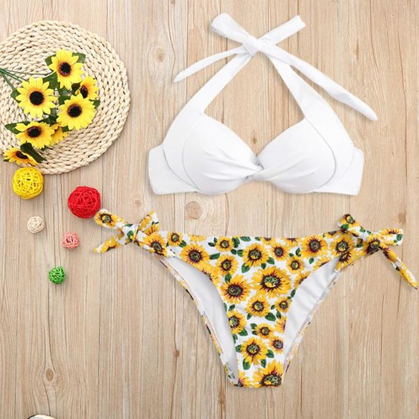 women bikini set sunflower print padded swimwear women bathing swimsuit beachwear bikinis 2019 badpak dames
women bikini set sunflower print padded swimwear women bathing swimsuit beachwear bikinis 2019 badpak dames