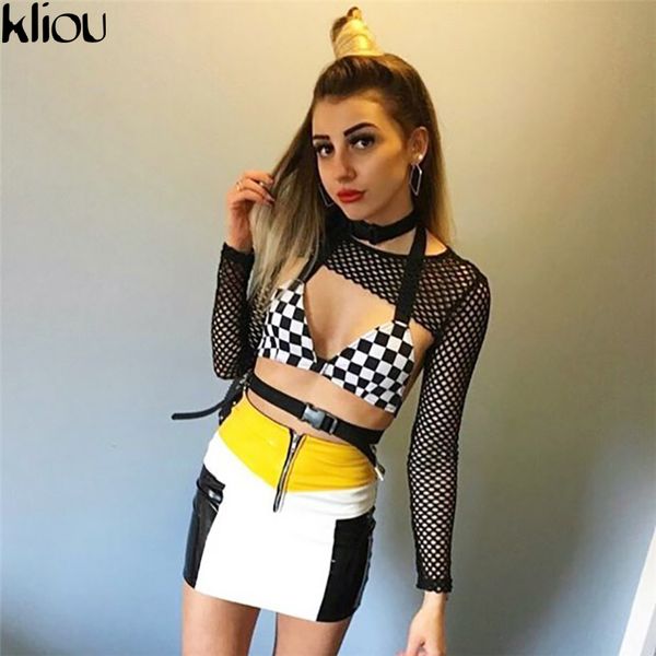 kliou halter black aand white plaid bandage lace up backless crop 2018 summer women fashion club camis
kliou halter black aand white plaid bandage lace up backless crop 2018 summer women fashion club camis